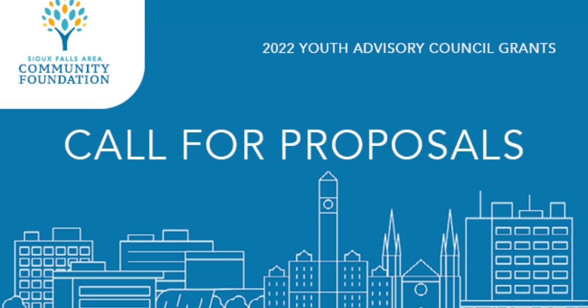 Sioux Falls Area Community Foundation Youth Advisory Council Issues…