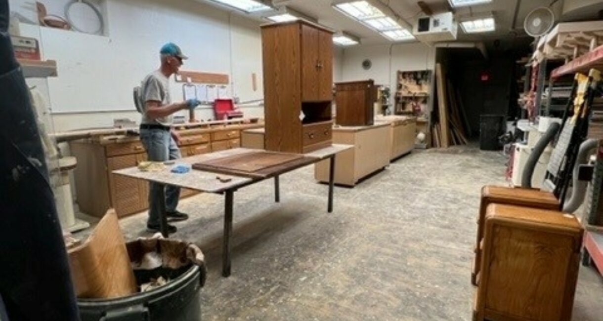 The Furniture Mission's Woodworking Shop.