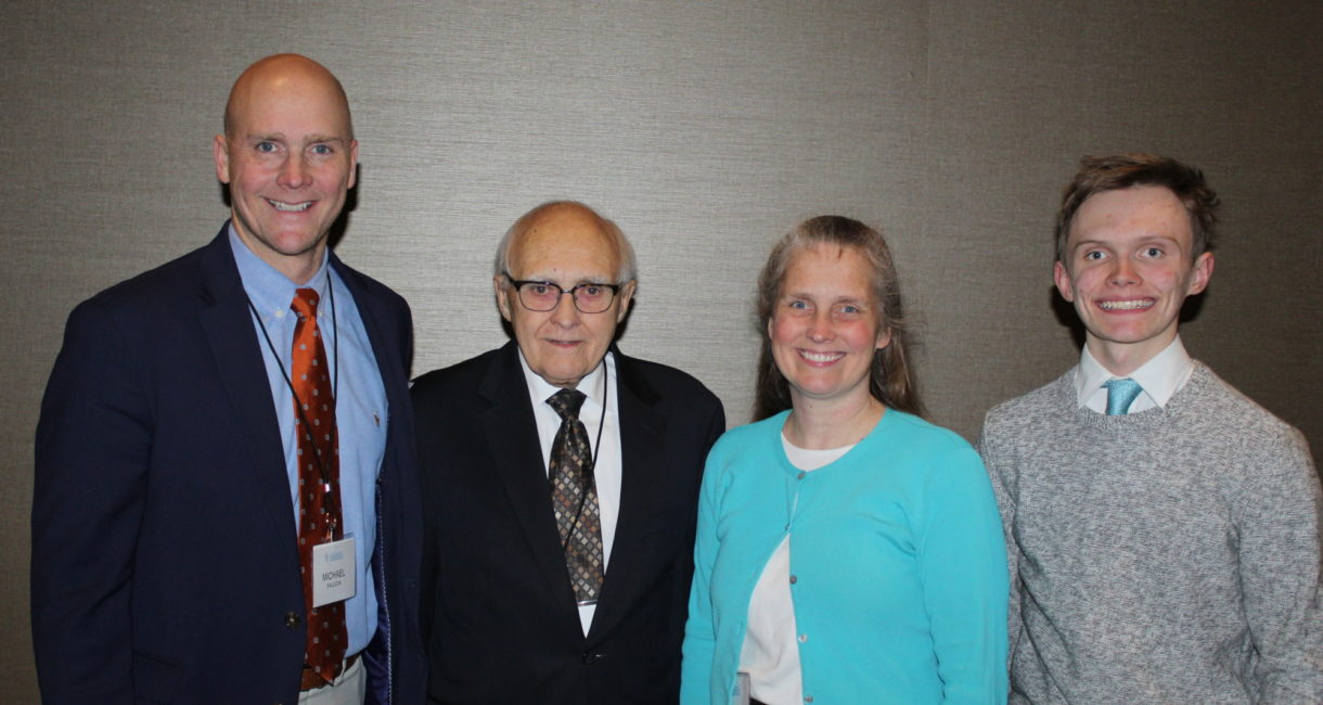 Attorney Howard Paulson is joined by his family at the 2019 Legacy Society Celebration.