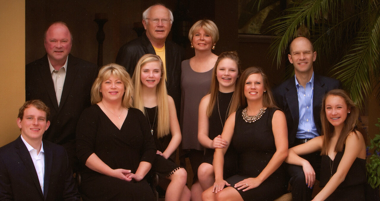 Garry and Dianne Jacobson and their family.