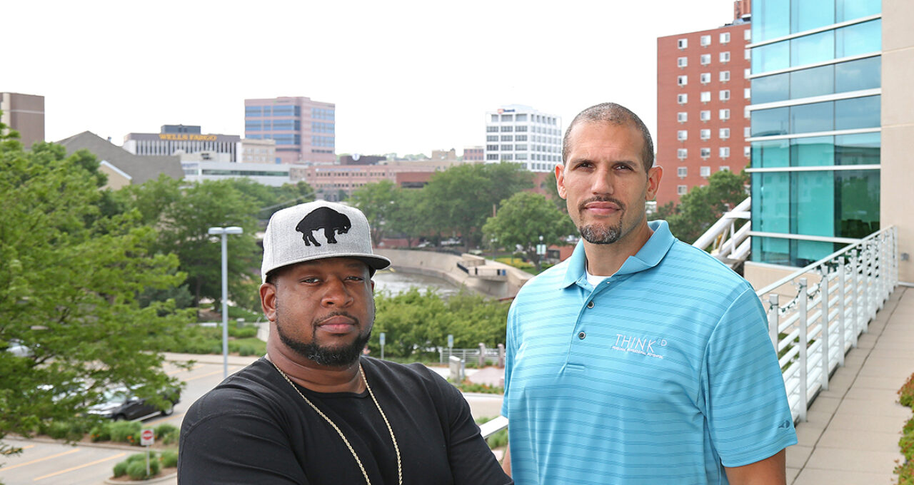 Leaders of Tomorrow Program co-founders Tamien Dysart (left) and Vaney Hariri. Photo by Emily Spartz Weerheim.