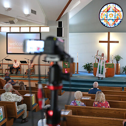 Grace Lutheran Church uses technology to broadcast worship services