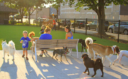 are dogs allowed at falls park in sioux falls