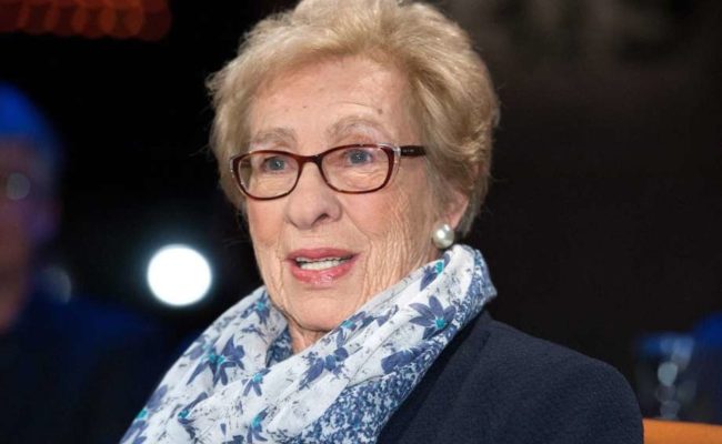 Eva Schloss, the stepsister of Anne Frank.