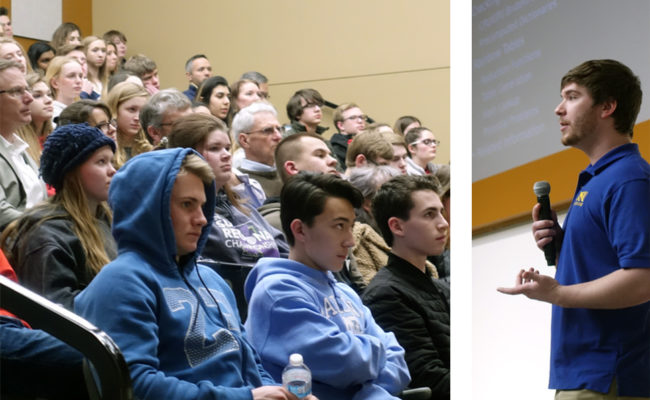 Participants at a meeting of the Sioux Falls STEM Circle